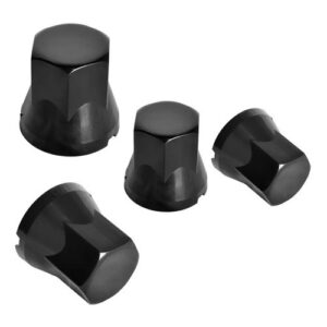 Cubre Tuerca Rueda Negro 33 Mm X 10 Unidades