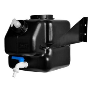 Tanque De Agua 17lts Color Negro Con Jabonera