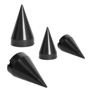 Cubre Tuerca Rueda Americana Negra  32 33 Mm X 10 Unidades